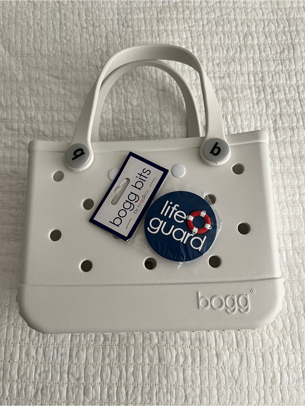 Bogg Bitty Bag in White - Picture 6 of 7